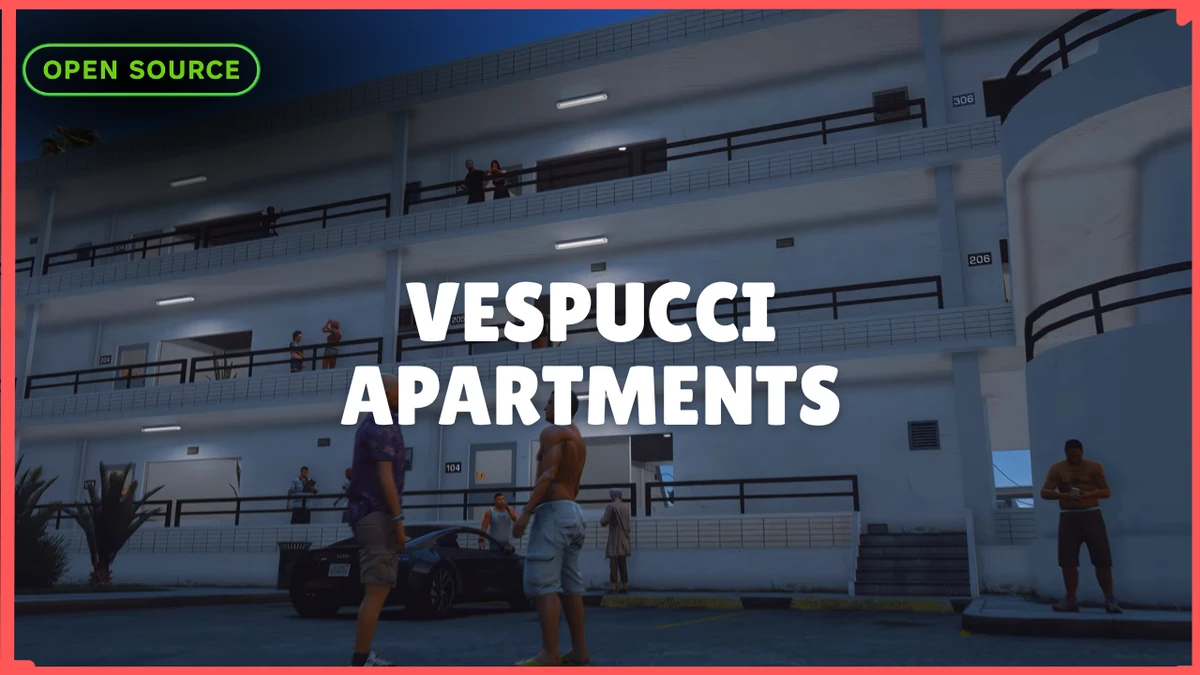 Vespucci Apartments MLO FiveM | 28 Apartments | Open Source